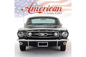 American Classic Cars Calendar 2026 Square Car Wall Calendar - 16 Month