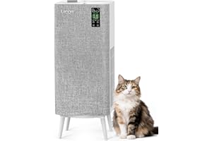 LORVYN Air Purifier for Home Large Room Up to 2470 Sq Ft, H13 True HEPA Filter for Allergies Pets Hair Smoke Dust, Smart Auto