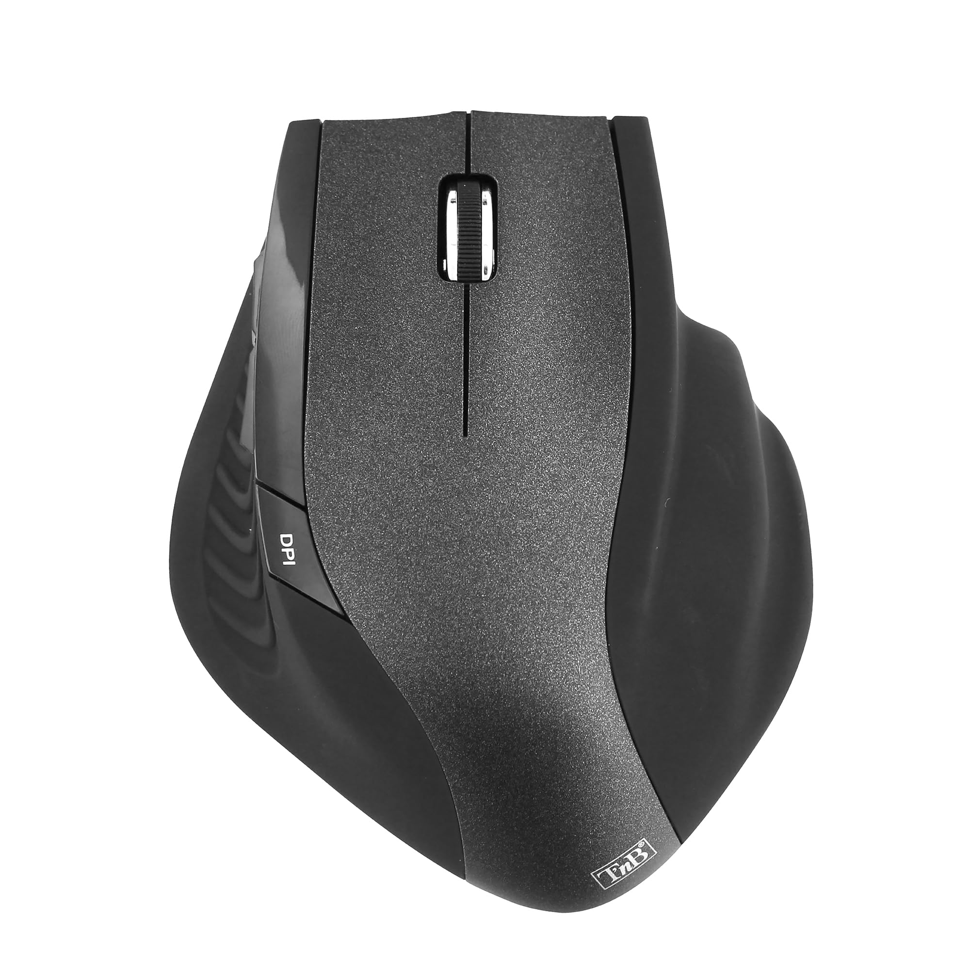 Souris sans fil ergonomique T'nB compatible Ergo pour droitier (Noir)