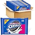 OREO Double Stuf Chocolate Sandwich Cookies, Family Size, 12 - 18.71 oz Packs