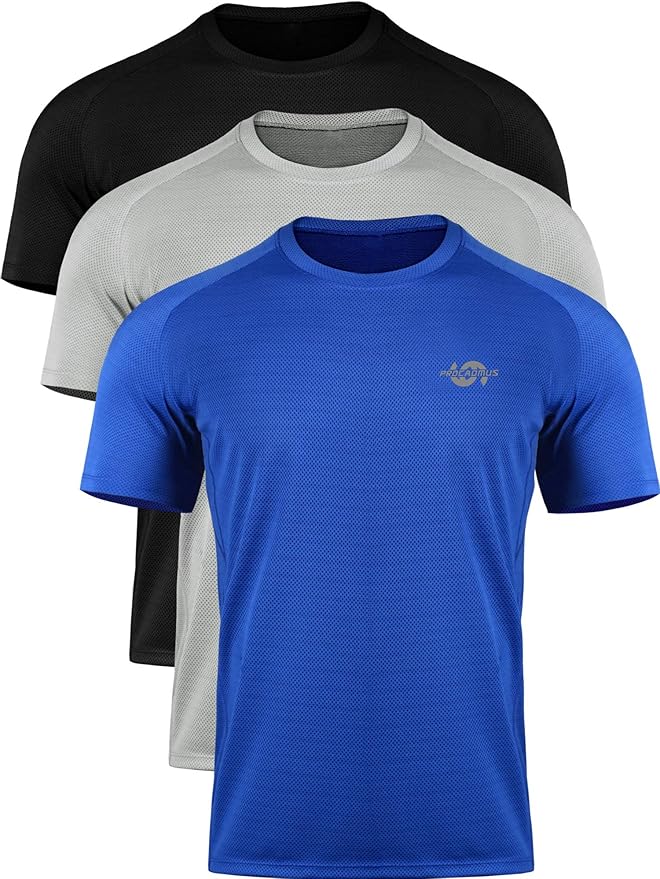 Cadmus Men's Mesh Dry Fit Athletic Shirts Amazon.co.uk Clothing