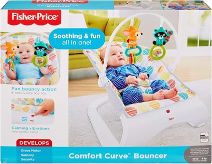 fisher price comfort curve bouncer pink