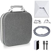 AstroniSync Case for Starlink Mini, Travel Case for Starlink Mini, Shockproof, Water-Resistant, and Dustproof Storage with Customizable Interior (Gray)