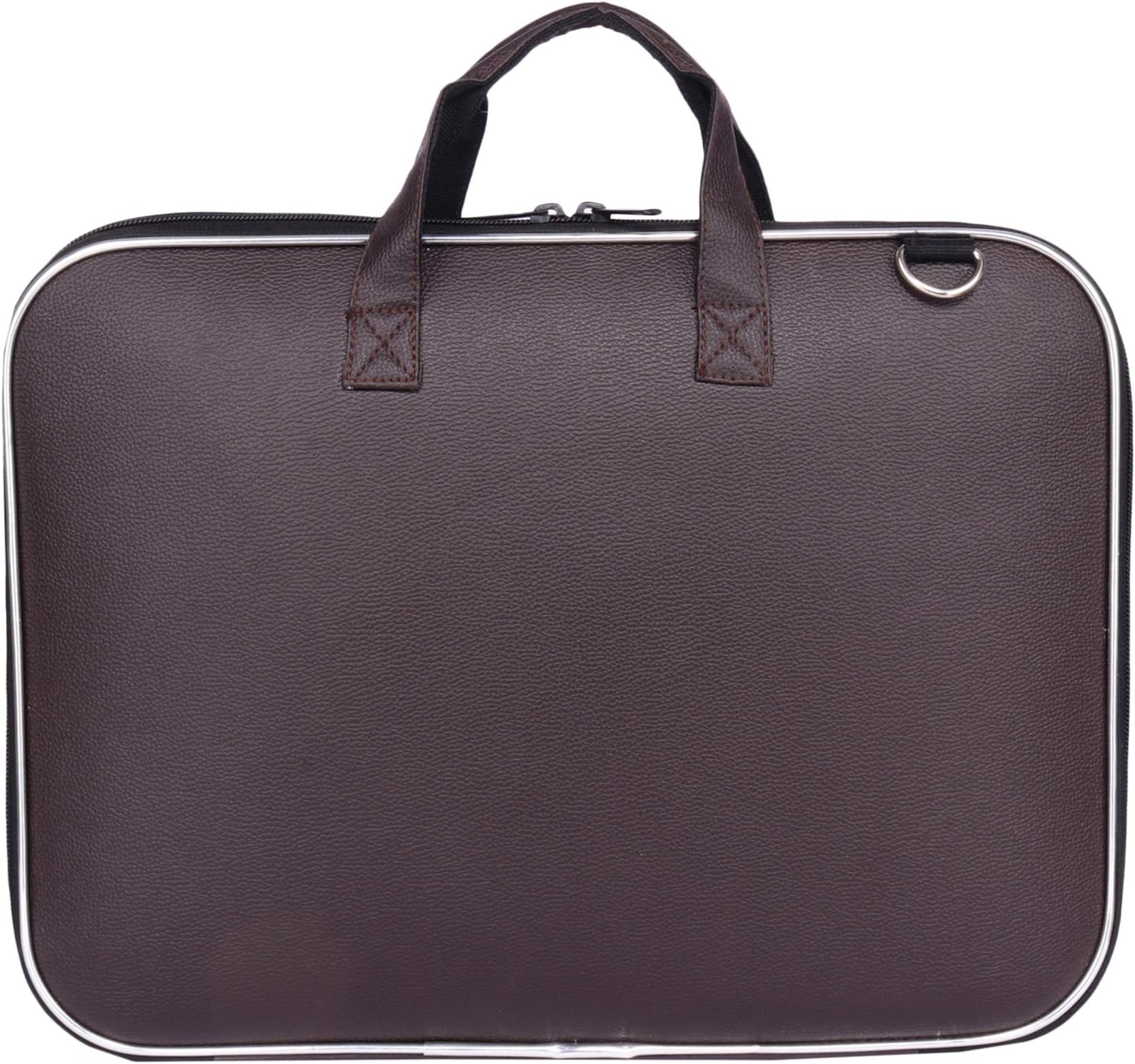WearslimWearslim® Laptop Messenger Briefcase Carrying Bag for 15.6inch Laptops & Notebooks, Hard Shell Durable PU Leather Briefcase Laptop Bag With Shoulder Strap - Brown
