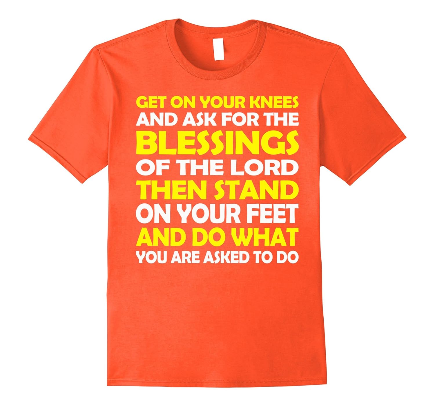 get on your knees and ask for the blessings tshirtVaci Vaciuk