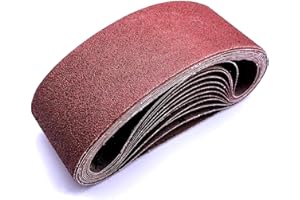 SHUTTLE GENIUS 3 x 18 Inch Sanding Belts, 40 Grit Aluminum Oxide Belt Sander Belt, 3x18 Belt Sander Paper for Woodworking,12 Pack(3x18in, 40 Grit)