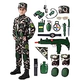 Spooktacular Creations Army Costume for Boys, Kids Military Costume, Camo Special Forces Outfit for Kids Halloween Cosplay