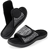 RockDove Women's Adjustable Wrap Memory Foam Slide Slipper
