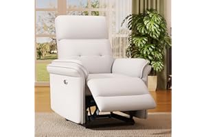 SUSALT Power Recliners On Clearance, Ultra-Comfy Velvet Reclining Chair with Adjustable Backrest Footrest, Overstuffed Arms & Lumbar Support USB Port for Living Room Bedroom, Tool-Less