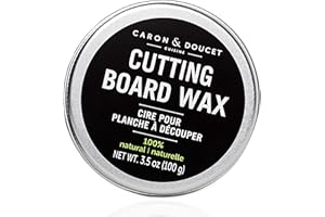Caron & Doucet - Cutting Board & Butcher Block Wood Conditioning & Finishing Wax | 100% Plant-Based & Vegan, Best for Wood & Bamboo Conditioning & Sealing | Does NOT Contain Mineral Oil!