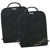 Munchkin Brica Deluxe Kick Mats Car Seat Protector, Black, 2 Pack