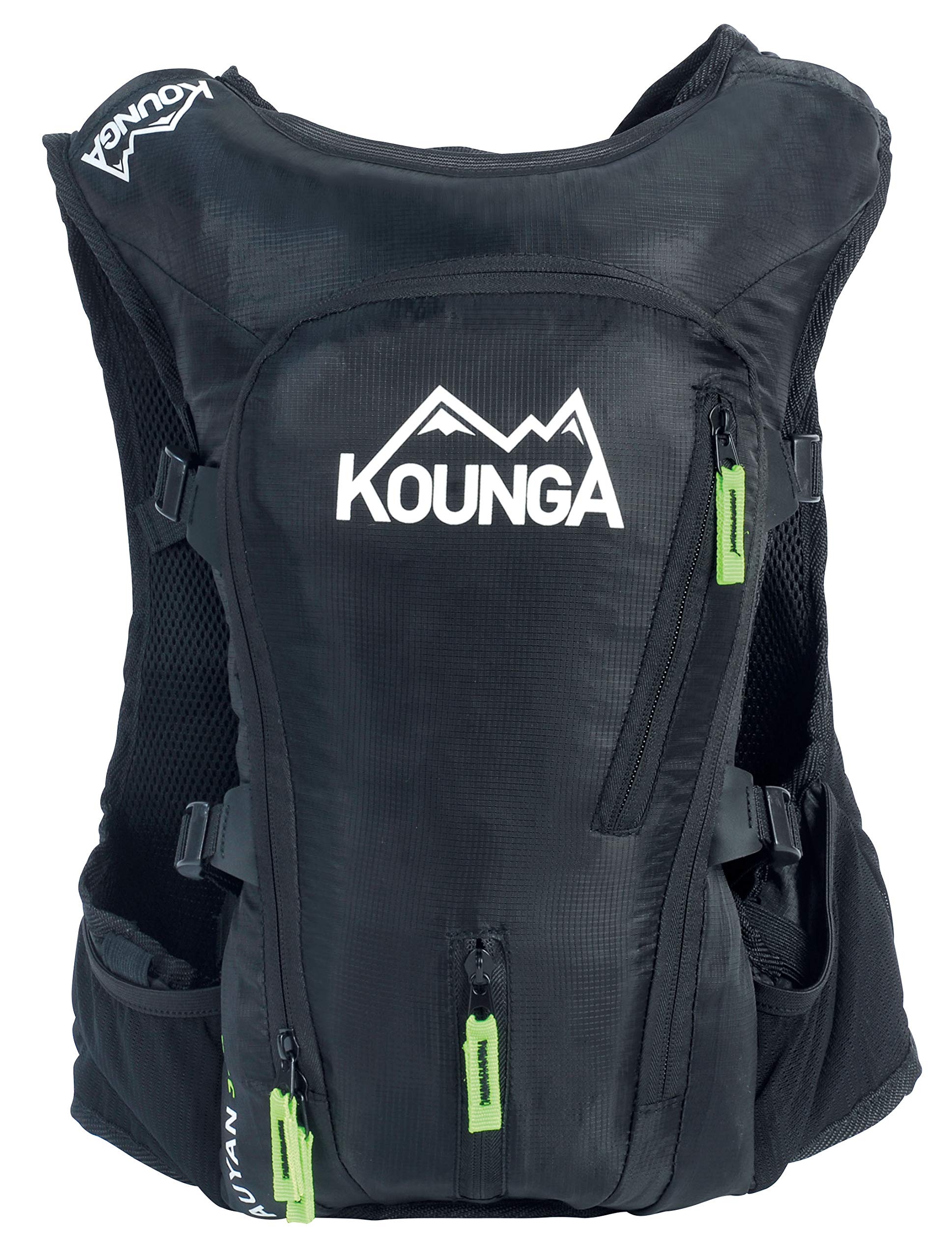 Kounga Auyan 15L Ultra Trail Rucksack - Black, 15 Litre