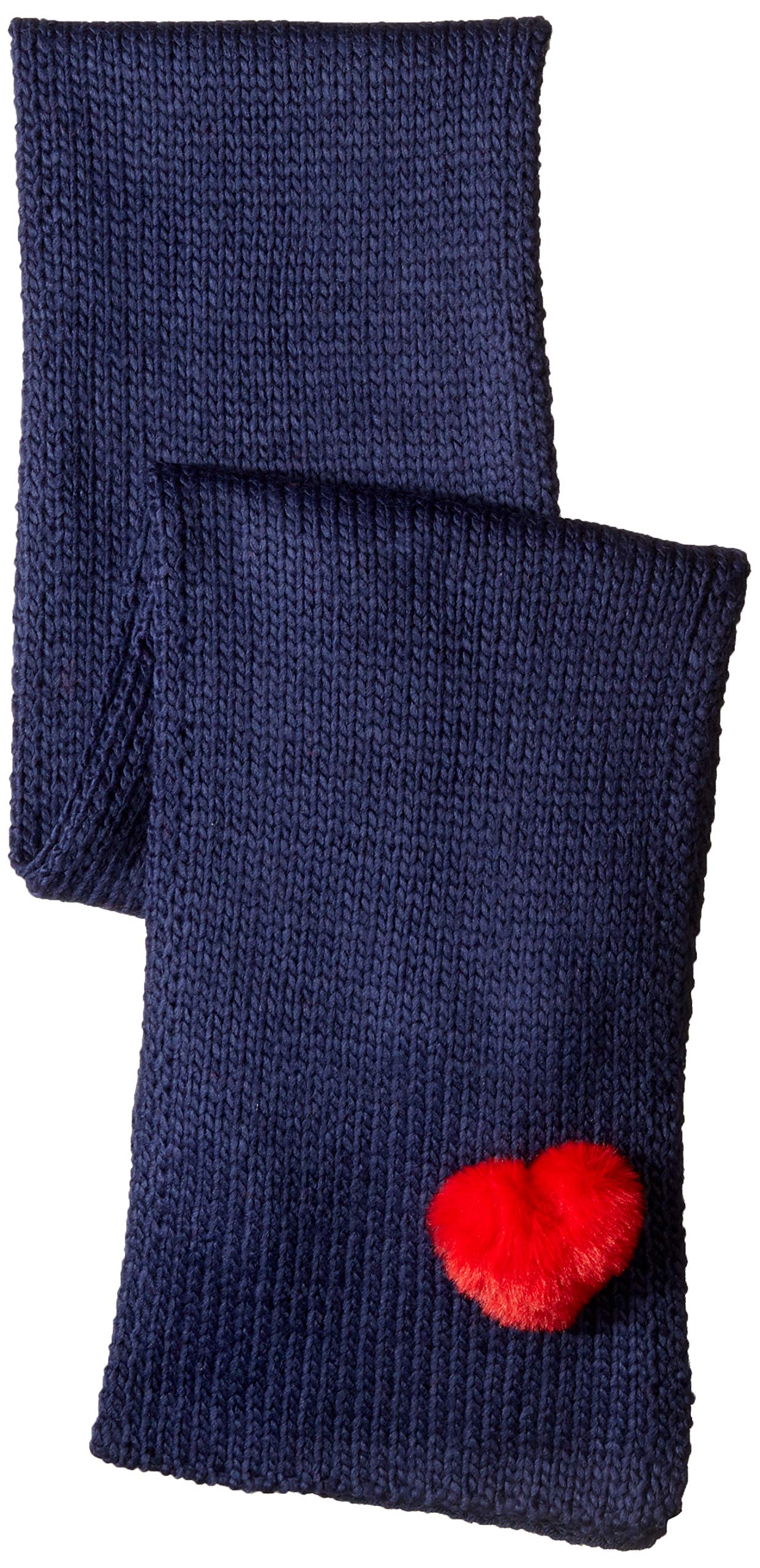 BCBGeneration Women's Faux Fur Heart Applique Scarf BCBGeneration Women's Faux Fur Heart Applique Scarf