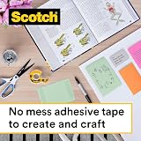 Scotch Double Sided Tape 12mm x 7.88m Dispenser Clear Permanent Strong Photo view 6