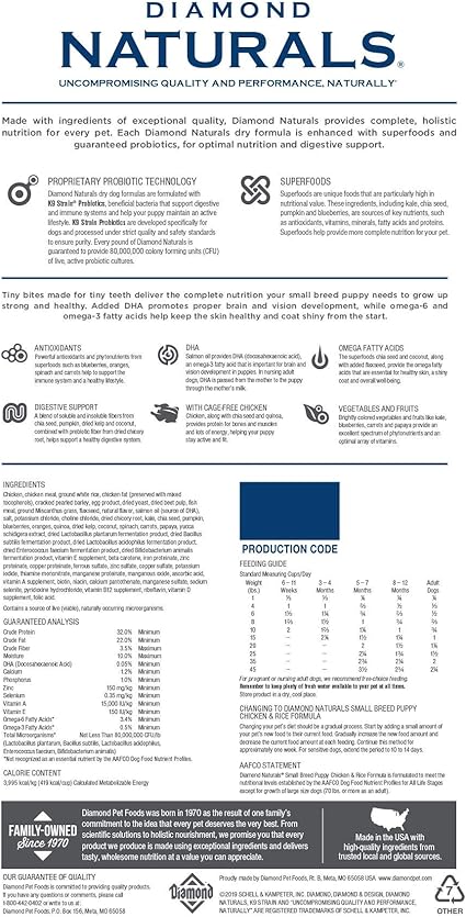 diamond small dog food