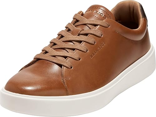 Cole Haan Men's Grand Crosscourt Traveler Sneaker, British TAN/EGRET, 10.5