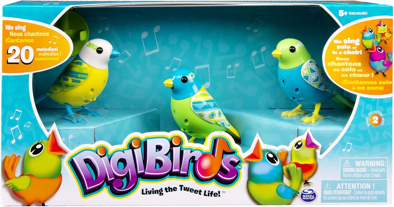 Digi Birds 3 Pack Set Of Digibirds Aztec Theme Electronic Pets Amazon Canada