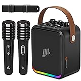 YLL Portable Bluetooth Karaoke Machine: 60W