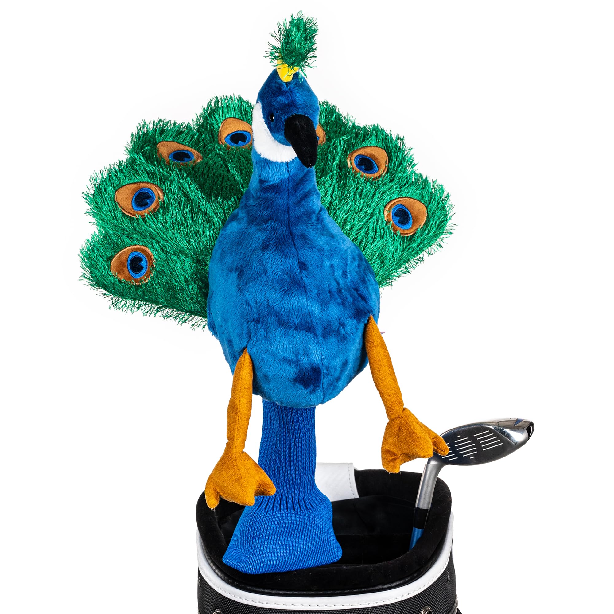 Daphne's Novelty Animal Golf Headcovers - Peacock Golf Driver Headcover