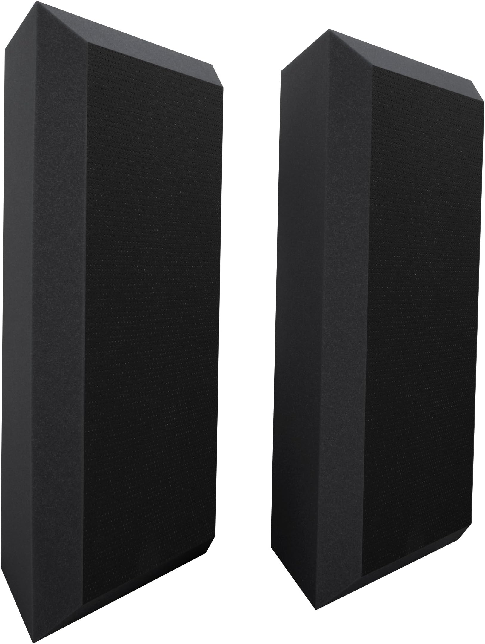 Ultimate Acoustics UA-BTBV Professional Acoustic Bass Trap with Bevel Design and Vinyl Layer (Pack of 2)