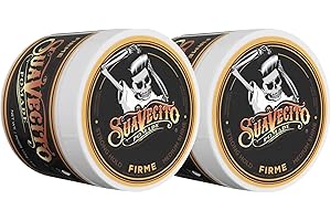 Suavecito Pomade Firme (Strong) Hold - Strong Hold Hair Pomade For Men - Medium Shine Water Based Flake Free Hair Gel - Easy To Wash Out - All Day Hold For All Hair Styles