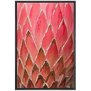 SIGNWIN Framed Canvas Wall Art Tropical Succulent Plant...