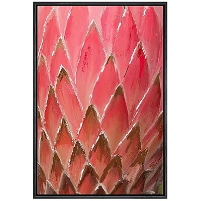 SIGNWIN Framed Canvas Wall Art Tropical Succulent Plant...