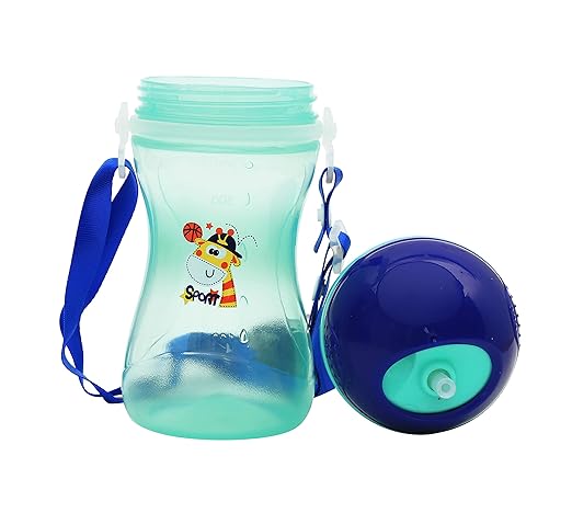 1st Step Straw Sipper with Strap (Blue)