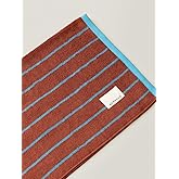 WENSHUO Profound Mocha Mousse-Pure Cotton Striped Bath Towel,100% Combed Cotton,Luxury Shower Towel,Super Absorbent(Pack of 1) (55.12" L × 27.56" W)