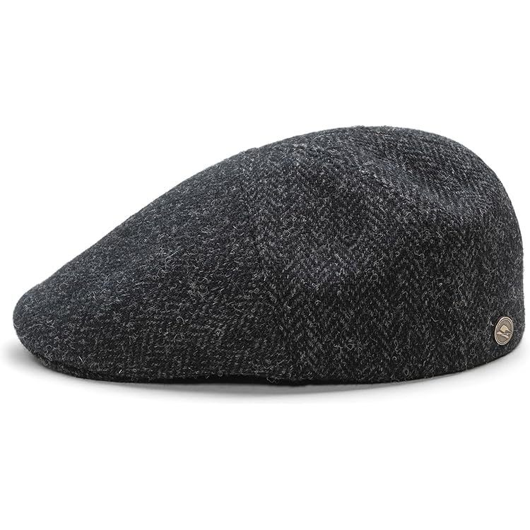 Sterkowski Aberdeen Cap | 100% Tweed Flat Cap for Men and Women