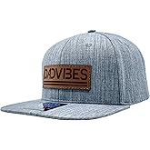 DadBod Apparel DB DadVibes Dad Hat - Snapback Baseball Cap Mens Leather Patch