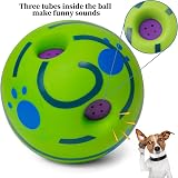 Yifugad Interactive Giggle Ball Dog Toy Squeaky Noise 14cm BPA-Free view 3