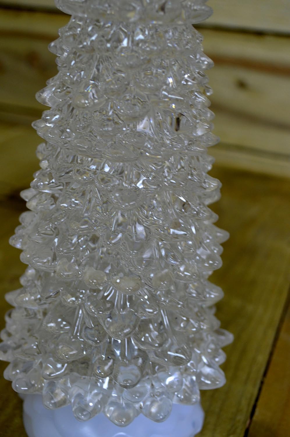 30cm Battery Operated Water Spinner Tree With Timer And Colour Changing LED's, Green - Image 4