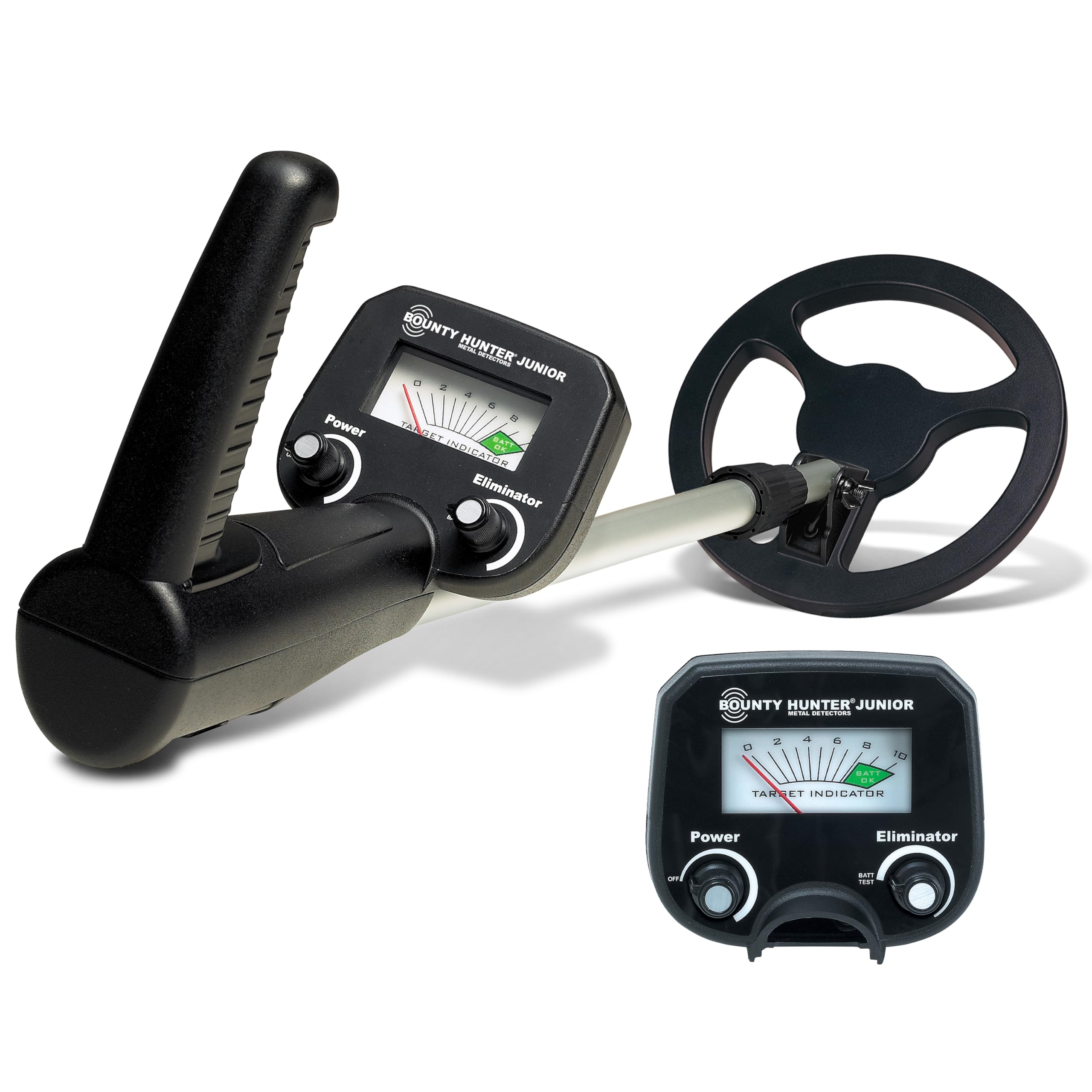Bounty Hunter Junior Metal Detector with adjustable trash elimination