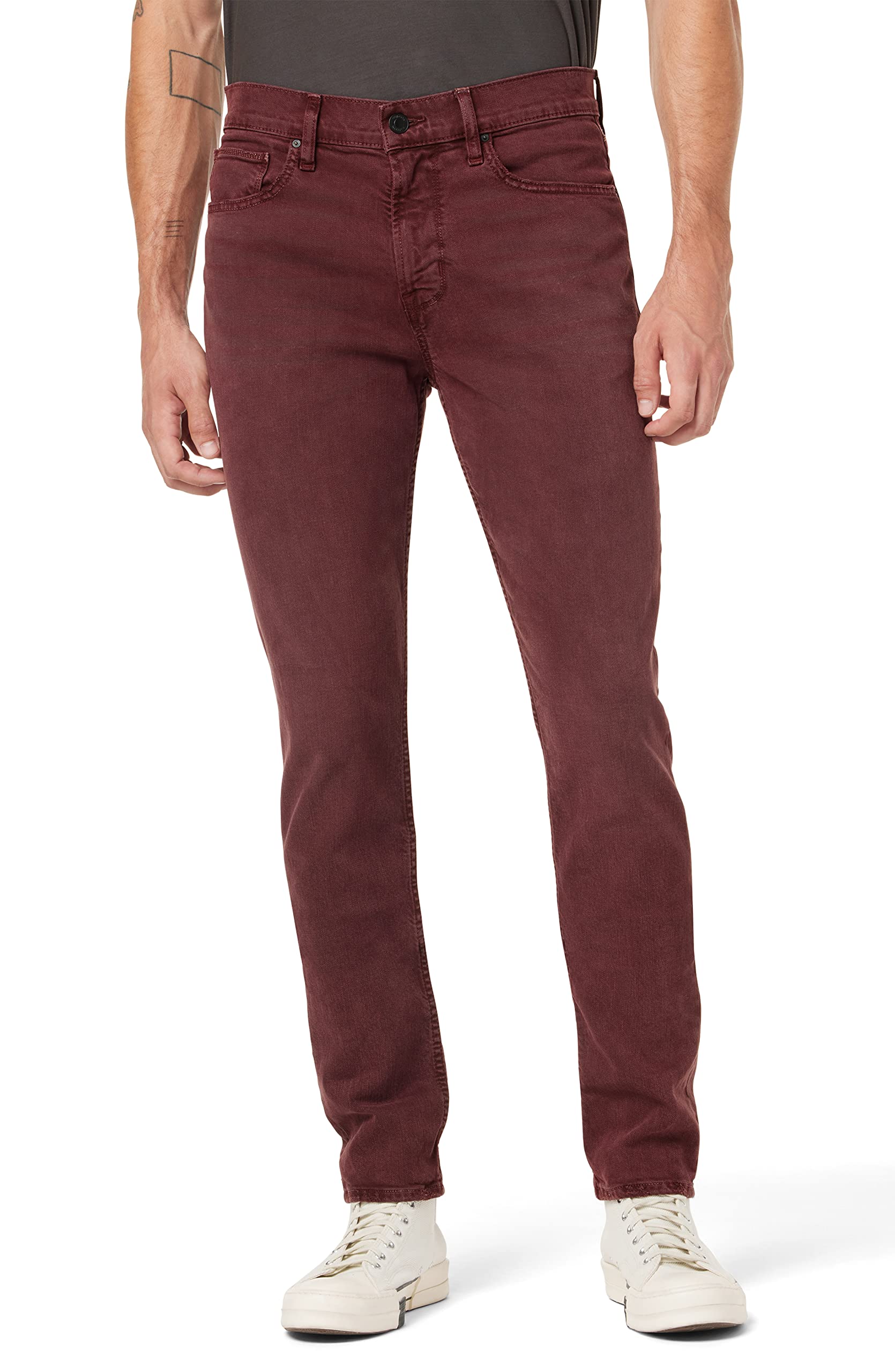 Hudson Jeans Men’s Axl Slim Jeans, Plum, 34