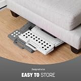 KEPLIN 11 Inch Heavy Duty Folding Step Stool Non-Slip Grey view 5