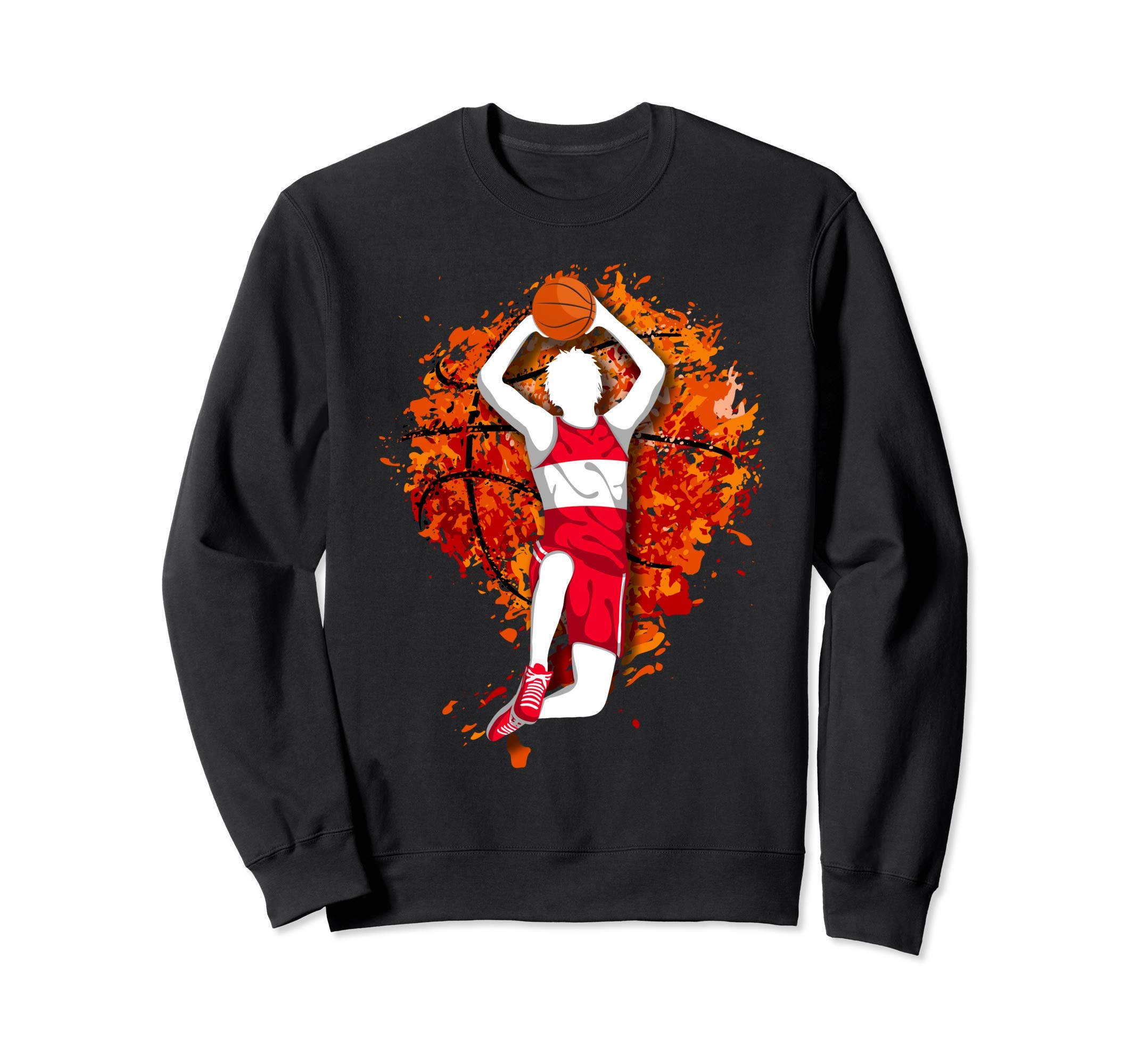 Austria Basketball Austrian National Flag Slam Dunk Sport Sweatshirt