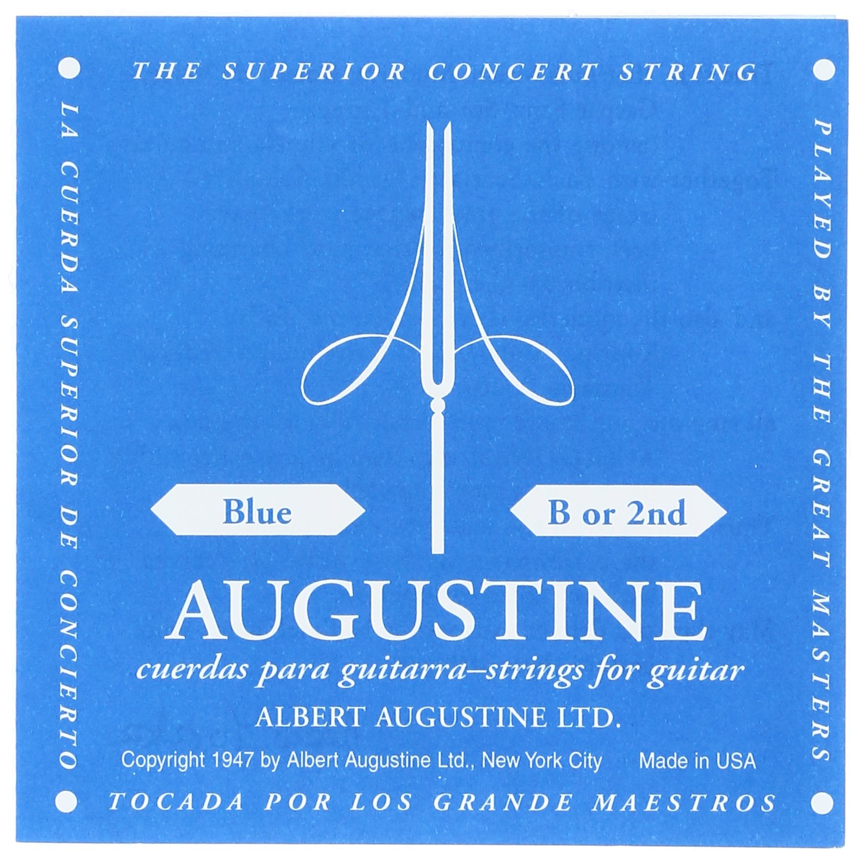 Augustine Classic Blue B2 Single B 2nd Classical Guitar String