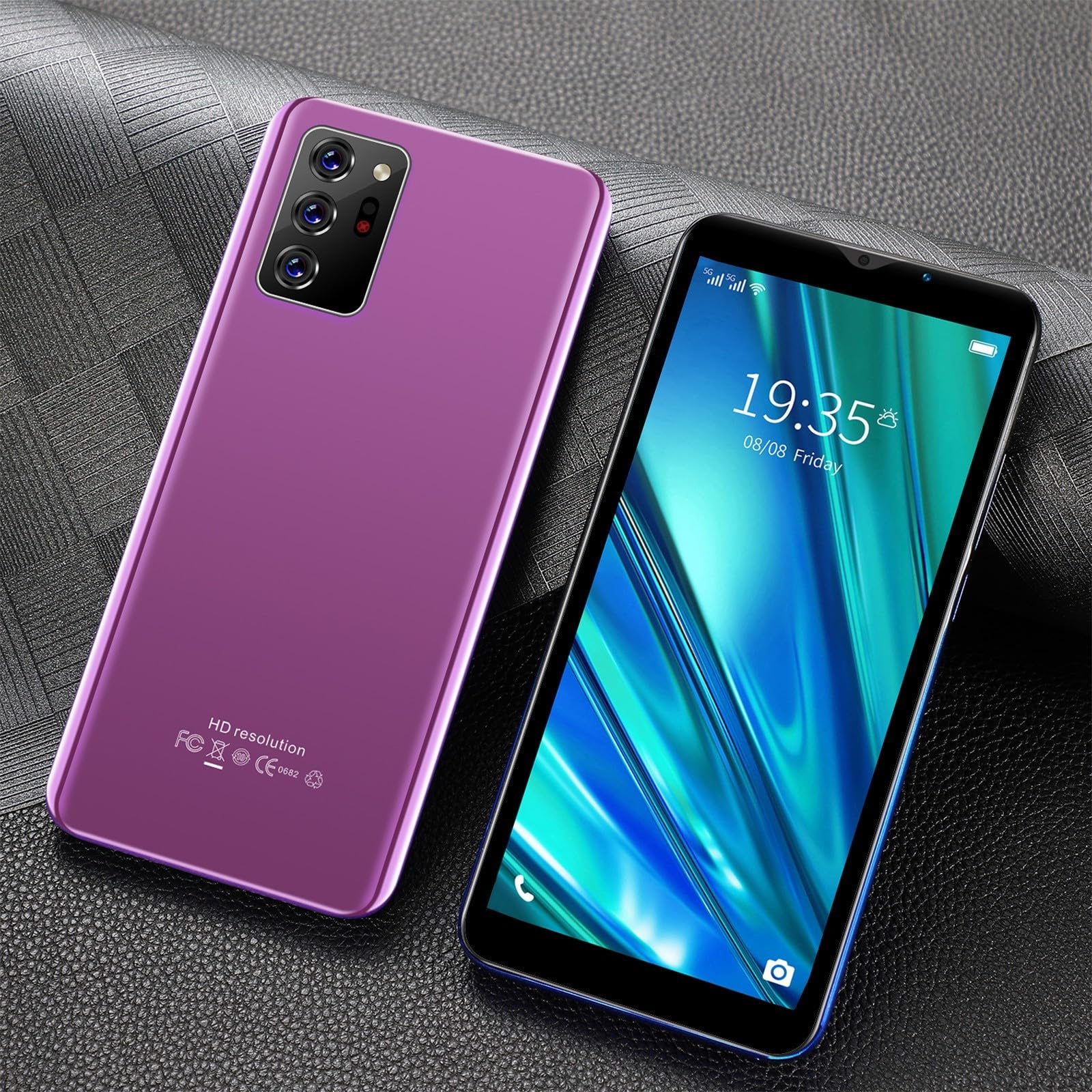 6.1 Inch Screen Mobile Phone, Dual Sim Facial Unlock Smart Phone Game