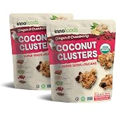 Inno Foods Ginger Cranberry Coconut Clusters, Gluten Free, 2-Pack, 16oz ea.
