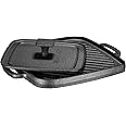 Bruntmor 2-in-1 Pre-Seasoned Cast Iron Reversible Griddle Grill Pan with Heavy Grill Press - 10 x 10 Inches Square Pan for Stove Top and Oven Cooking - Durable Grip Handle for Easy Use - Black