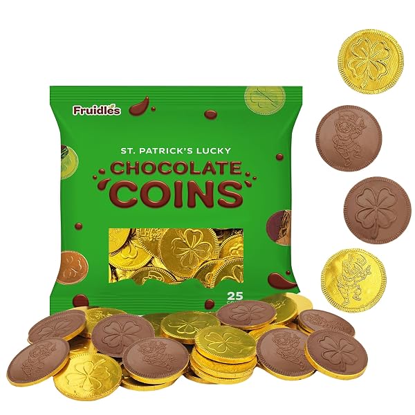 ST. PATRICK’S DAY MILK CHOCOLATE GOLD COINS 25...