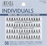 Ardell Mega Knot-Free Individual Lashes Long Black Voluminous Full Dramatic view 1