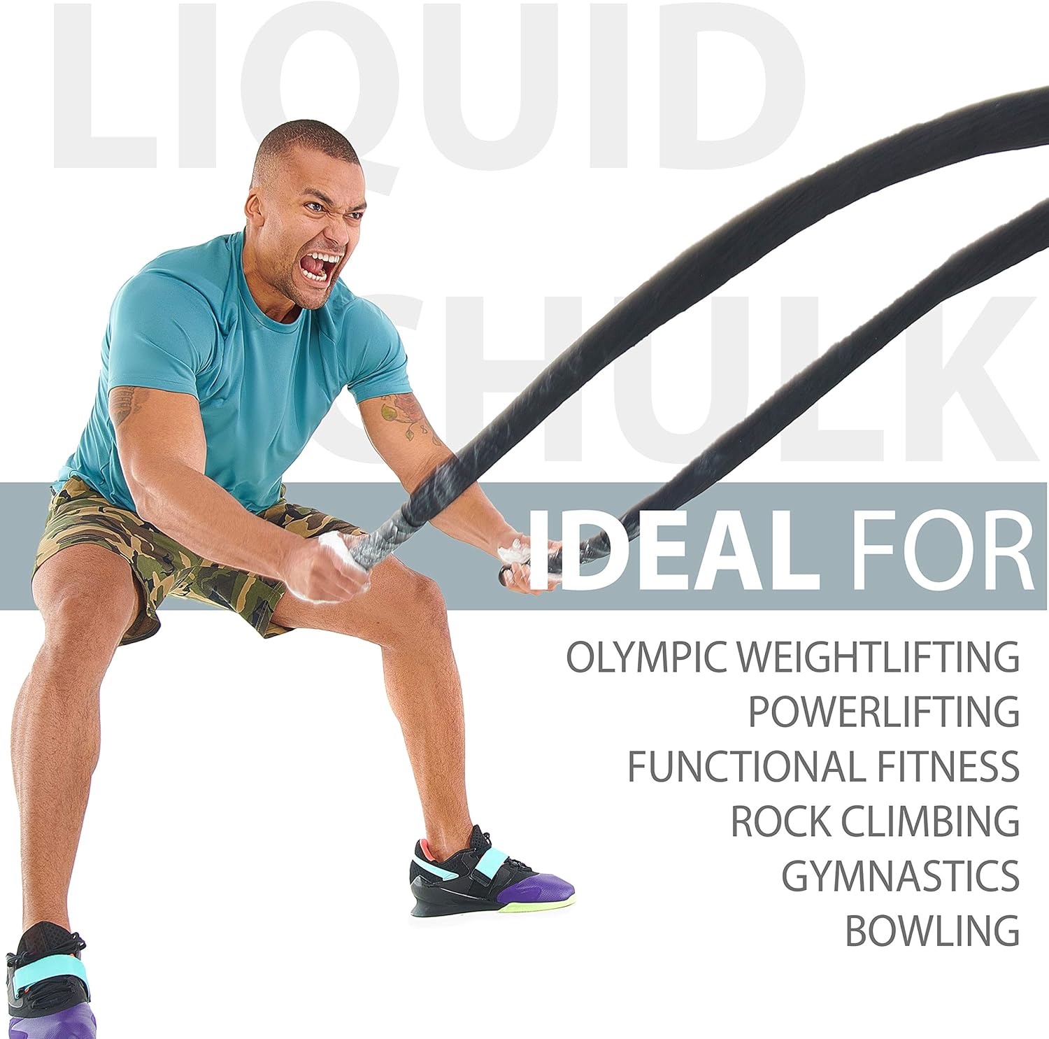 WARM BODY COLD MIND Liquid Chalk Improves Grip for Crossfit, Weightlifting, Powerlifting, Deadlifting, Gymnastics, Climbing, Pole Dancing, No Mess (250ml) : Sports & Outdoors