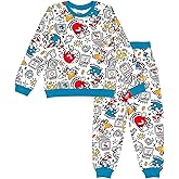 SEGA Sonic the Hedgehog Tails Knuckles French Terry Sweatshirt and Jogger Pants Set Little Kid to Big Kid