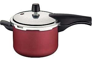 Panela De Pressão Tramontina Vancouver Vermelha 4,5L.