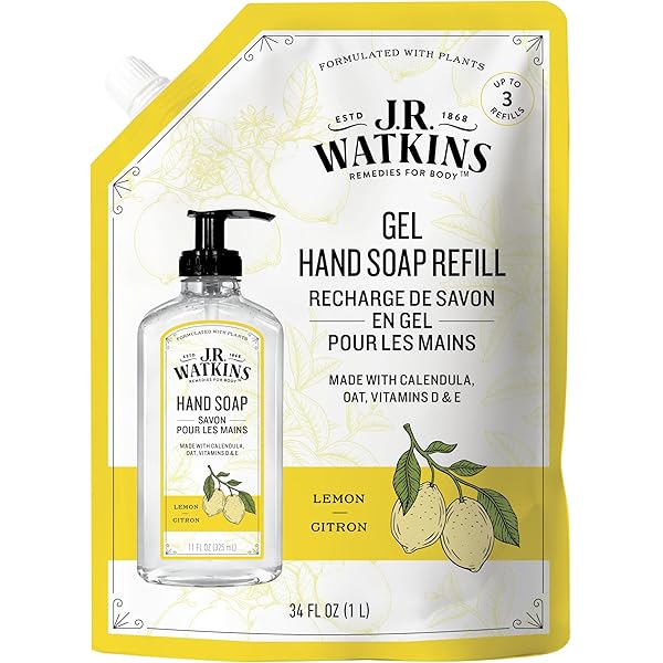 アレルケア4袋 Amazon.com : J.R. Watkins Hand Soap Refill, Aloe and Green