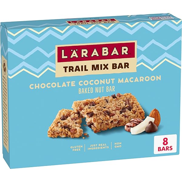 LARABAR TRAIL MIX BARS, CHOCOLATE COCONUT MACAROON, GLUTEN...