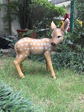 Wonderland Standing Baby Deer garden decoration ( garden decor, home decor , garden animal)