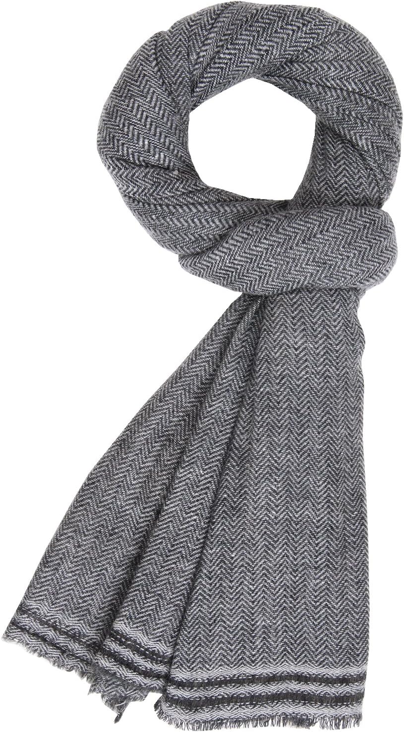 Fashion Cashmere Scarf Unisex Women’s Men Soft Wool Shawl Large Stole Pashmina Black White